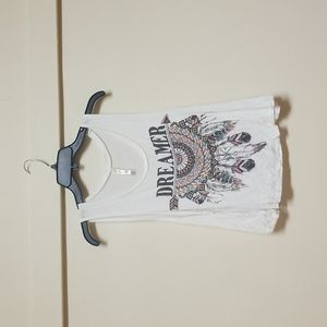 White dreamer tanktop
